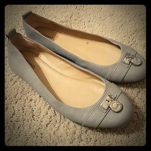 Micheal Kors grey flats size 10